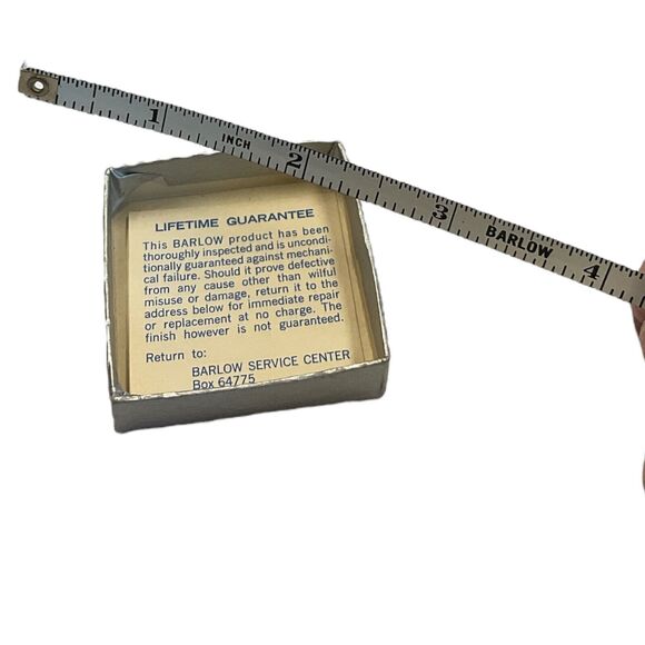 Barlow Advertising Tape Measure The Farmers State Bank Union City Indiana - Picture 6 of 6